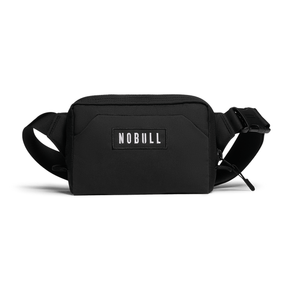 NOBULL Black Crossbody Bag Front Angle.