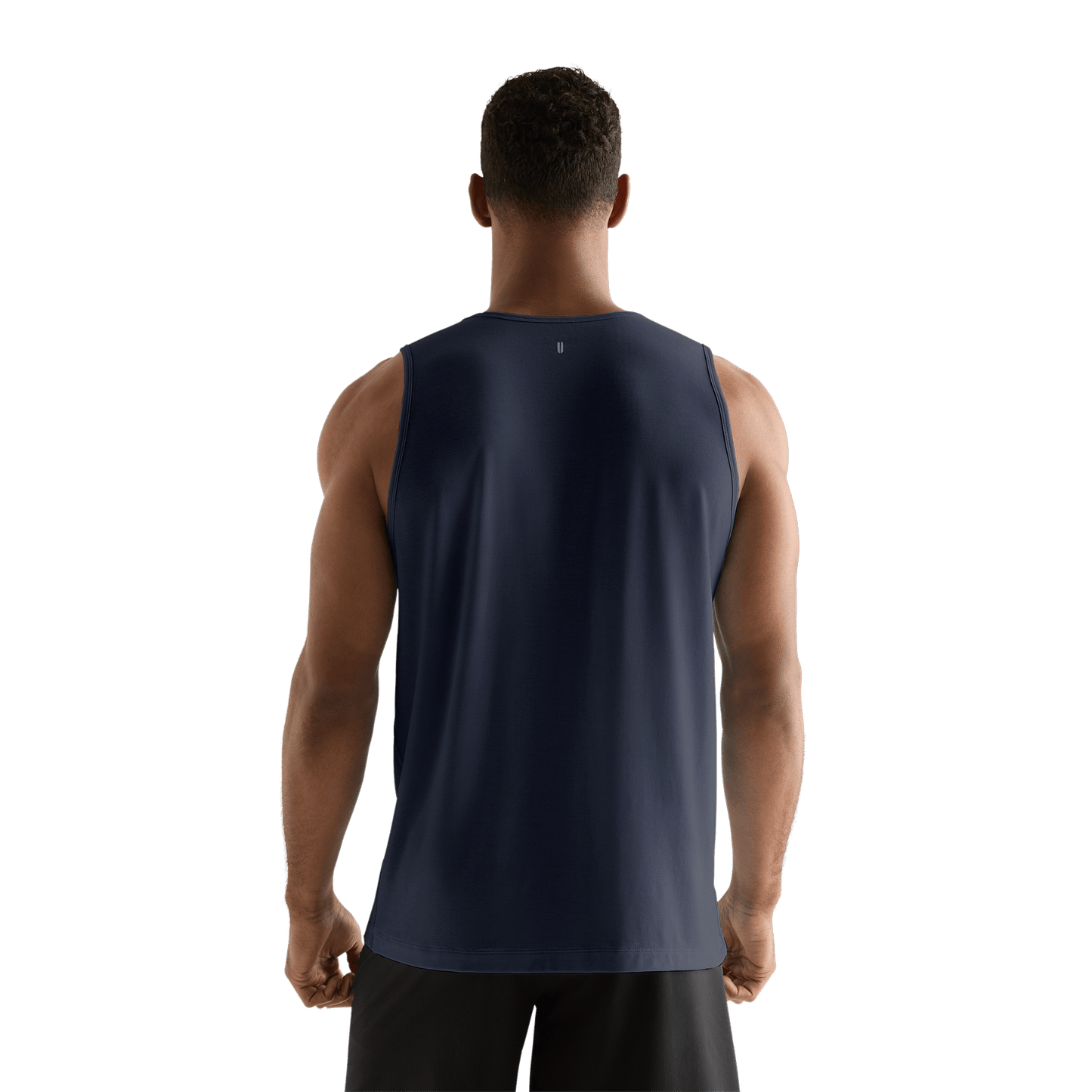 Men's Night Navy NOBULL Tank Back Angle.