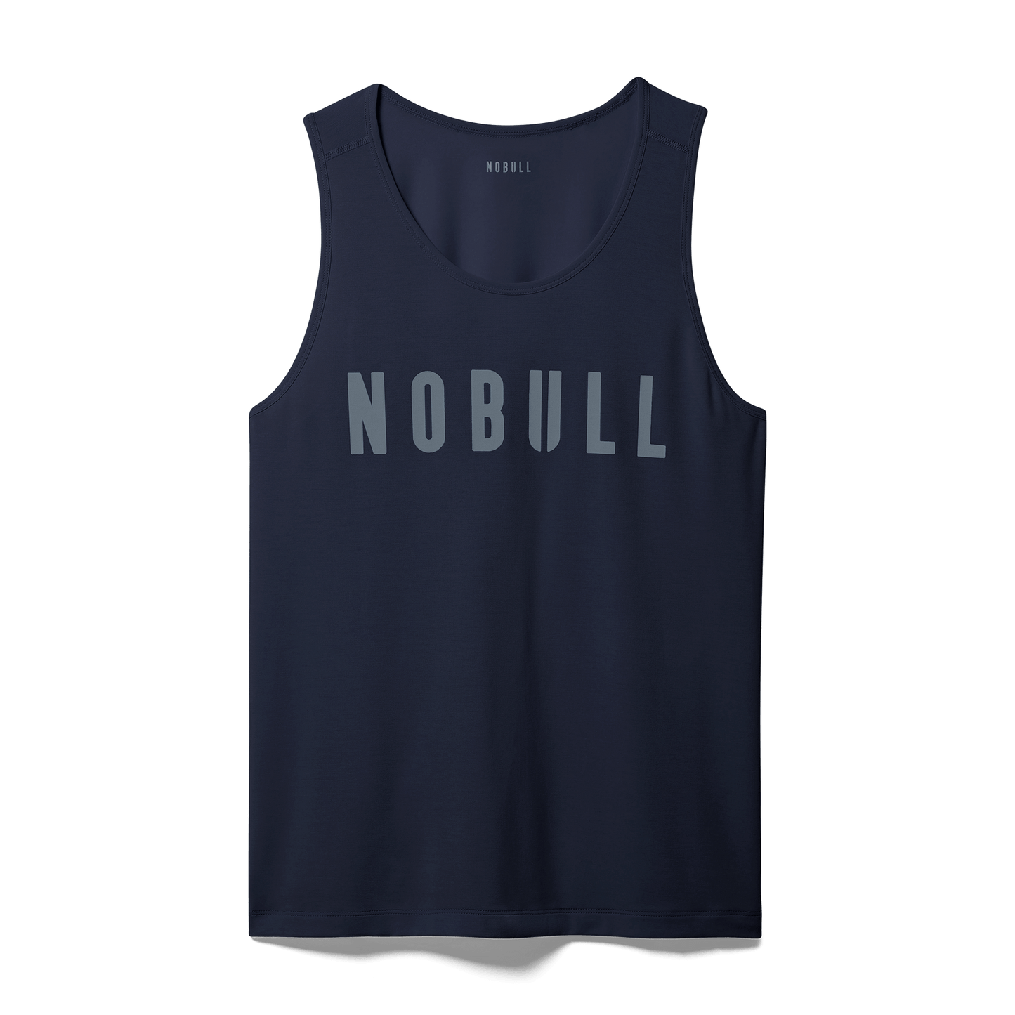 Men's Night Navy NOBULL Tank Flat Lay Angle.