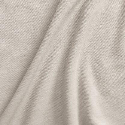 Oatmeal NOBULLSHIRT Macro Fabric Detail Angle.