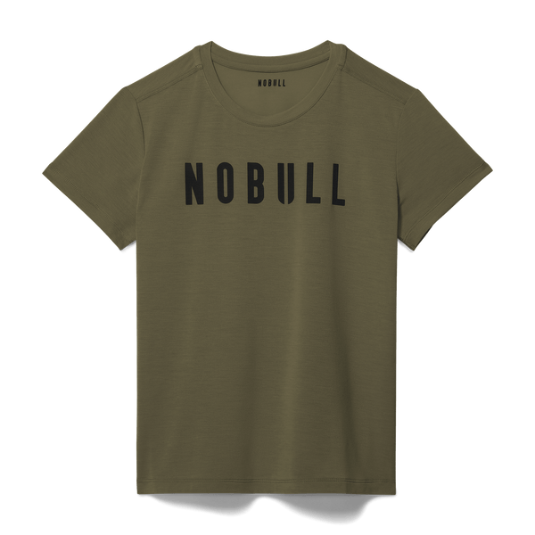 Women's Oak Grove NOBULL Tee Flat Lay Angle.
