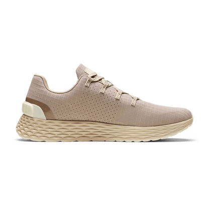 Taupe Allday 365 Shoe Medial Angle.