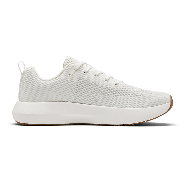 Classic White Gum Drive 2 Shoe Medial Angle.