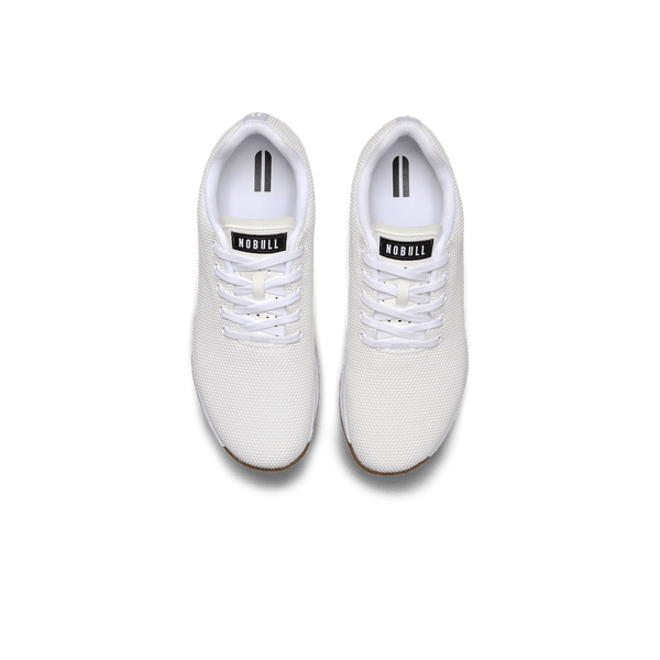 White Gum Outwork Shoes Above Angle.