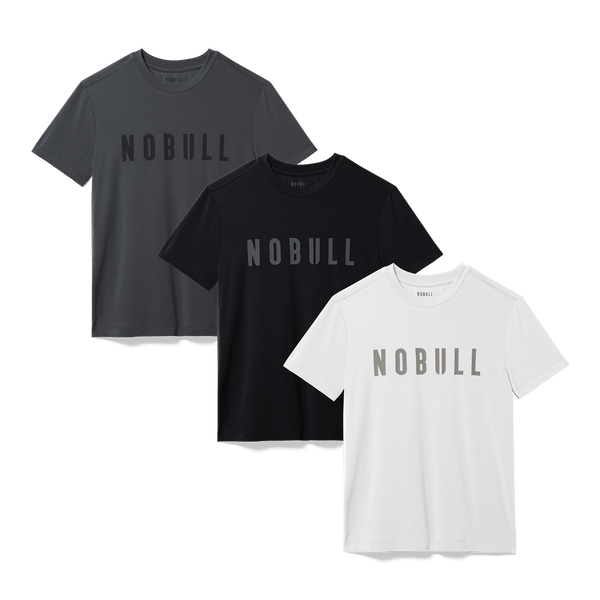 NOBULL product Men's NOBULL Signature Tee 3 Pack - Core